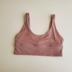 Lululemon mauve unpadded sports bra